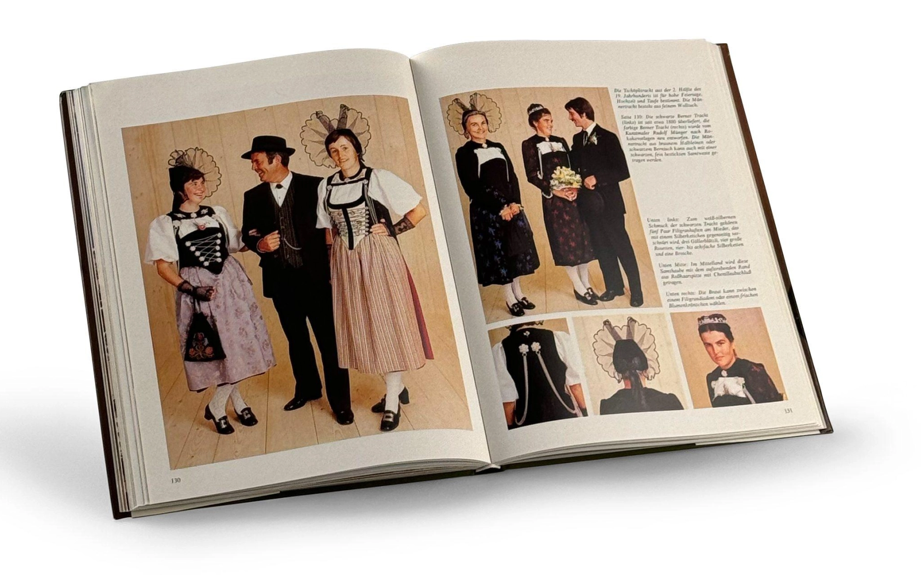 Trachtenbuch braun doppelseite